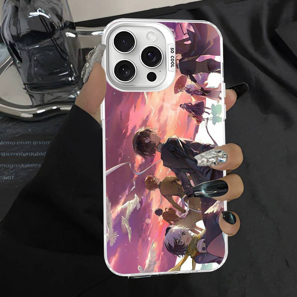 Bungo Stray Dogs Anime For iPhone 17 16 15 14 13 12 11 Pro Max Plus Matte Color Back Phone Cover