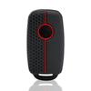 For Vw Volkswagen Polo Passat B5 Tiguan Golf T4 Seat Leon Altea Ateca Skoda Octavia Superb Silicone Car Key Cover Case Keychain
