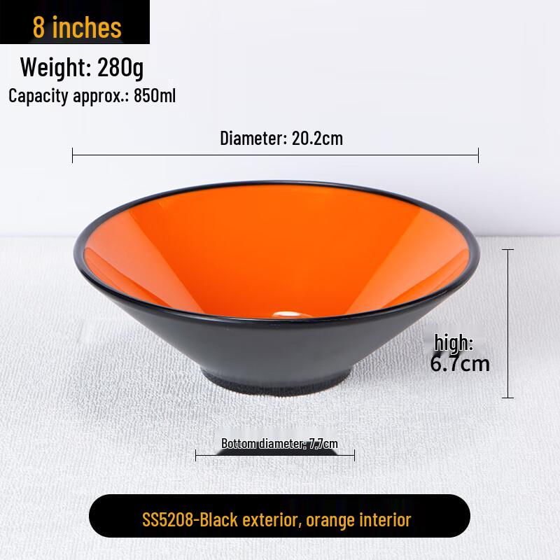 Chinese Style Large Melamine Douli Noodle Bowl