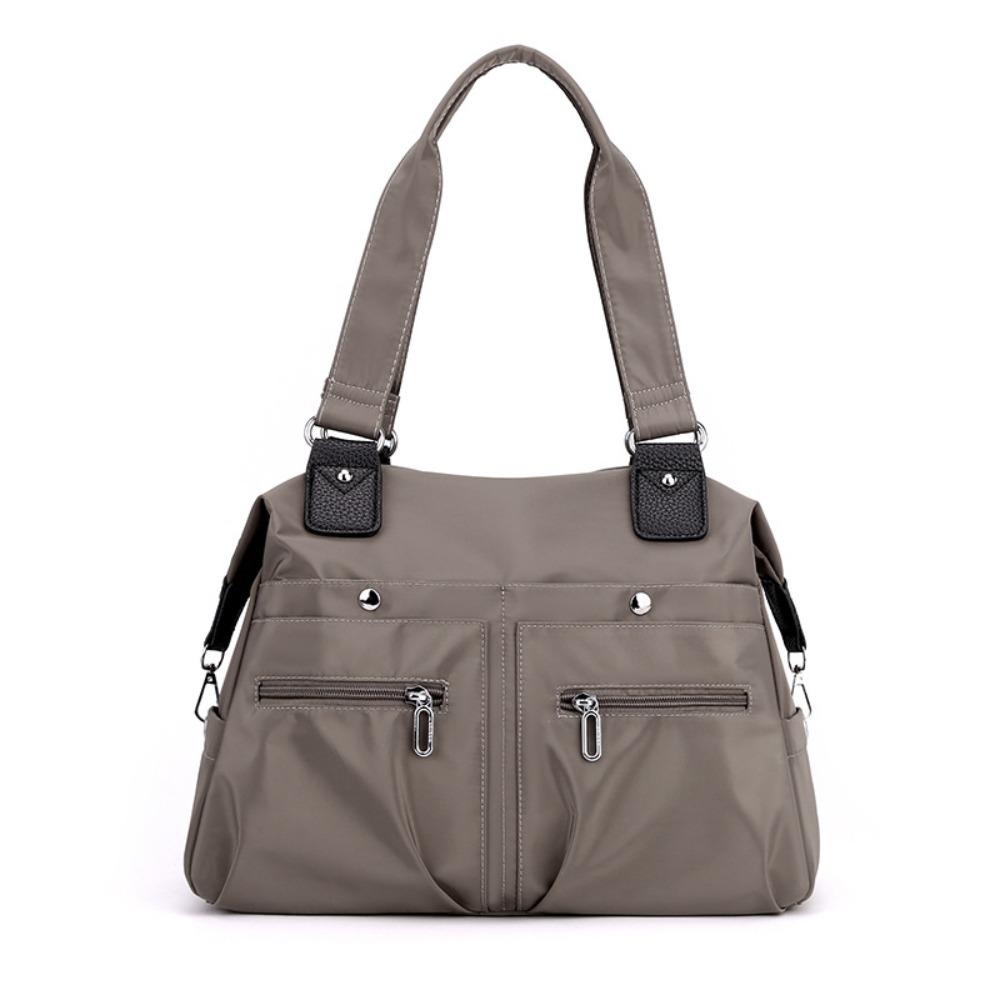 

Large Capacity Shoulder Bag Multi-pocket Underarm Packs Sweet Casual Tote Bag Shopping коричневий