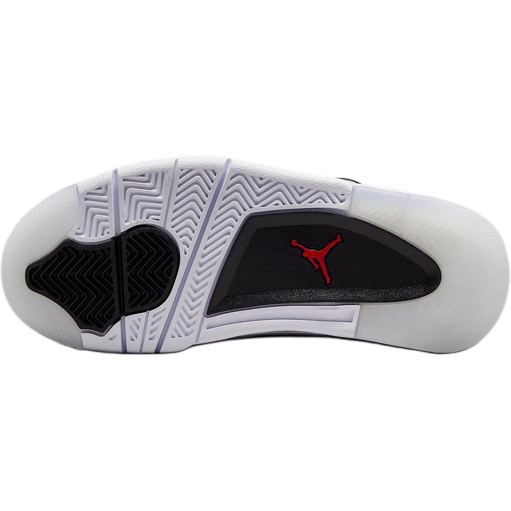 Air Jordan 4 RM GS 'Black Metallic' Reflective Kids' Casual Shoes HV5187-010