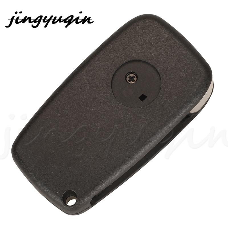jingyuqin Flip Remote Car Key 433MHZ Megamos Crypto ID48 For Fiat Ducato Citroen Relay Peugeot Boxer Lancia With SIP22 Blade