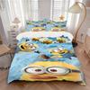 3Pcs Despicable Minions Adventure Bedding Sets For All Sizes New 3D Printed Bed Cover Comforter Duvet Cover Pillowcase Bedroom Decoration