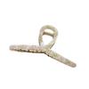 Eyecatching Fashion Korean Hair Claw Clip For Women In Creamy White For Effortlessly Stylish Hair