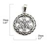 [Carmelo Accessories] Fruit of Life Metatron's Cube, Fruit of Life, Divine Geometry, Silver 925 Pendant, Pen Top