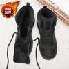 High-top cotton shoes, piled and thickened winter new warm thick-soled non-slip and cold-proof snow boots, large size mountaineering