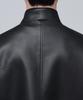 Musinsa Standard Synthetic Leather Oversized Crop Field Jacket [Black]