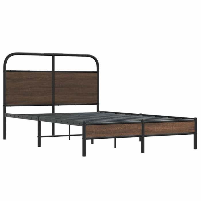 VidaXL Bed Frames Without Mattress 120x200 Cm Brown Oak 4100462