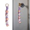 Handmade Crochet Daisy Keychain handwoven Cotton Rope Handwoven Bag Keys Accessory for Women Girls Gift