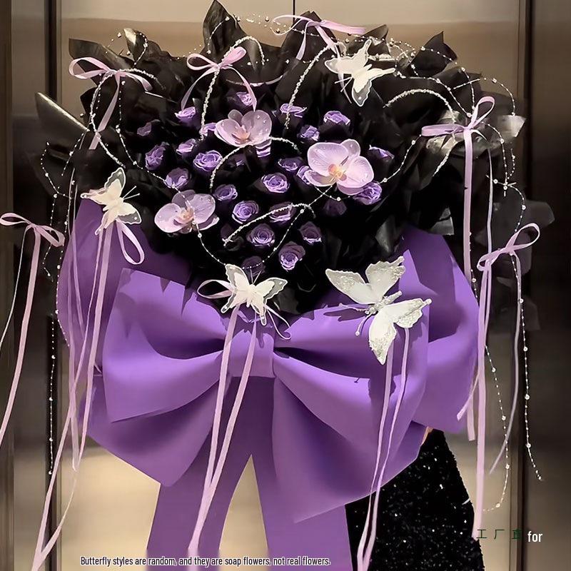 Eternal Flower 99 Rose Soap Bouquet - Elegant Gift for Her