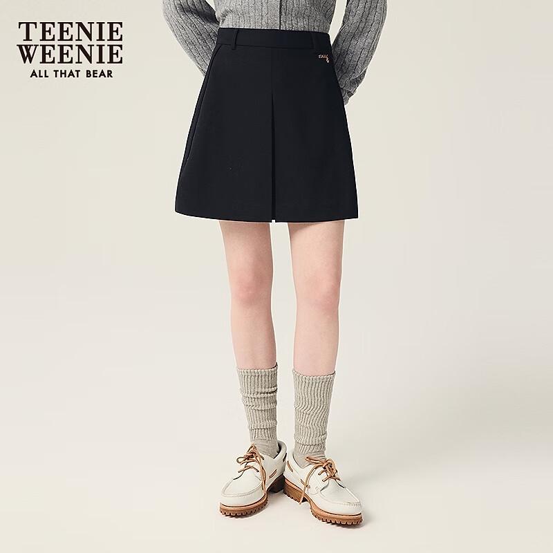 Teenie Weenie Women s A-Line Asymmetrical Mini Skirt L