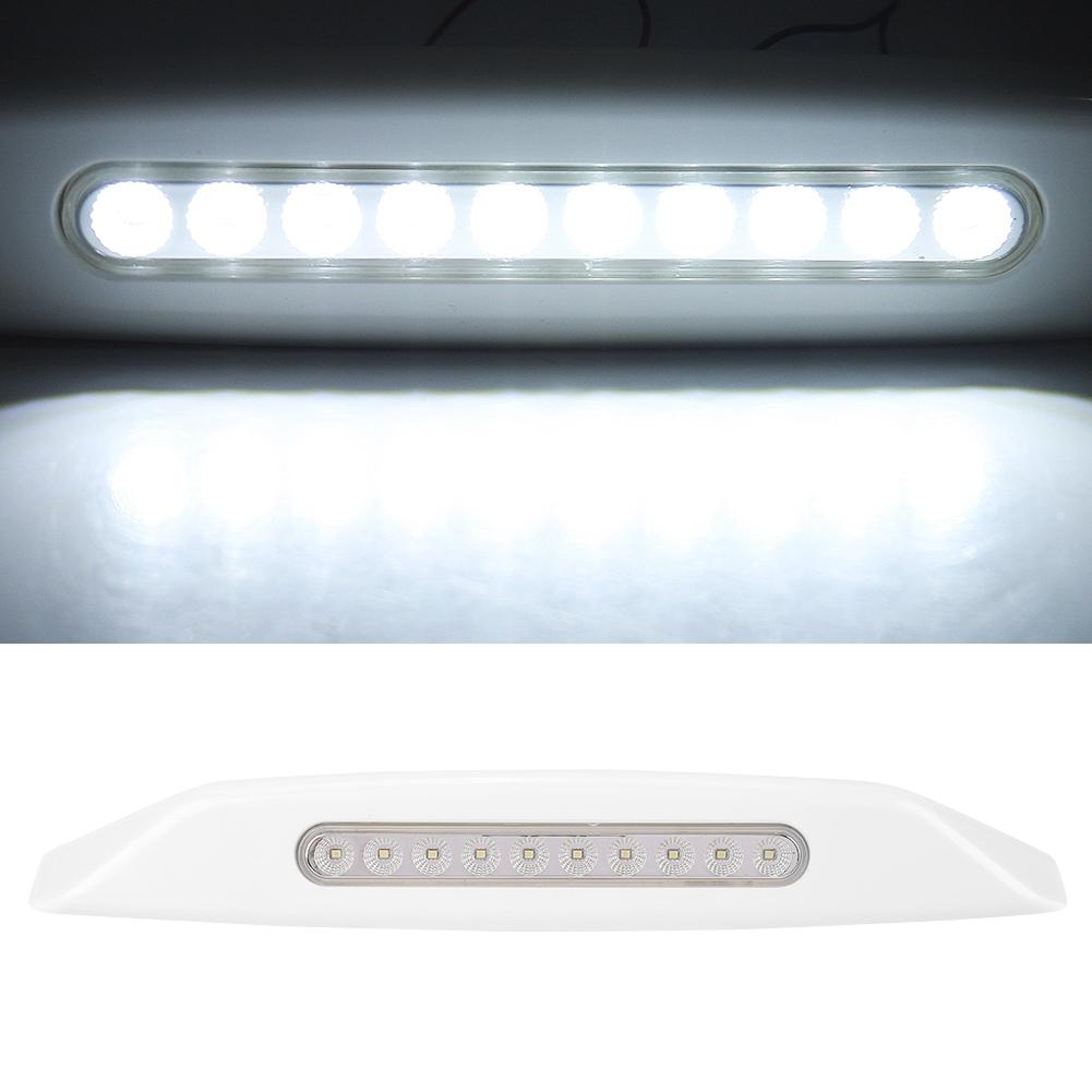LED Waterproof Durable White Car Yacht RV Trailer Motorhome Sunshade Lamp LED Light 12V 3W