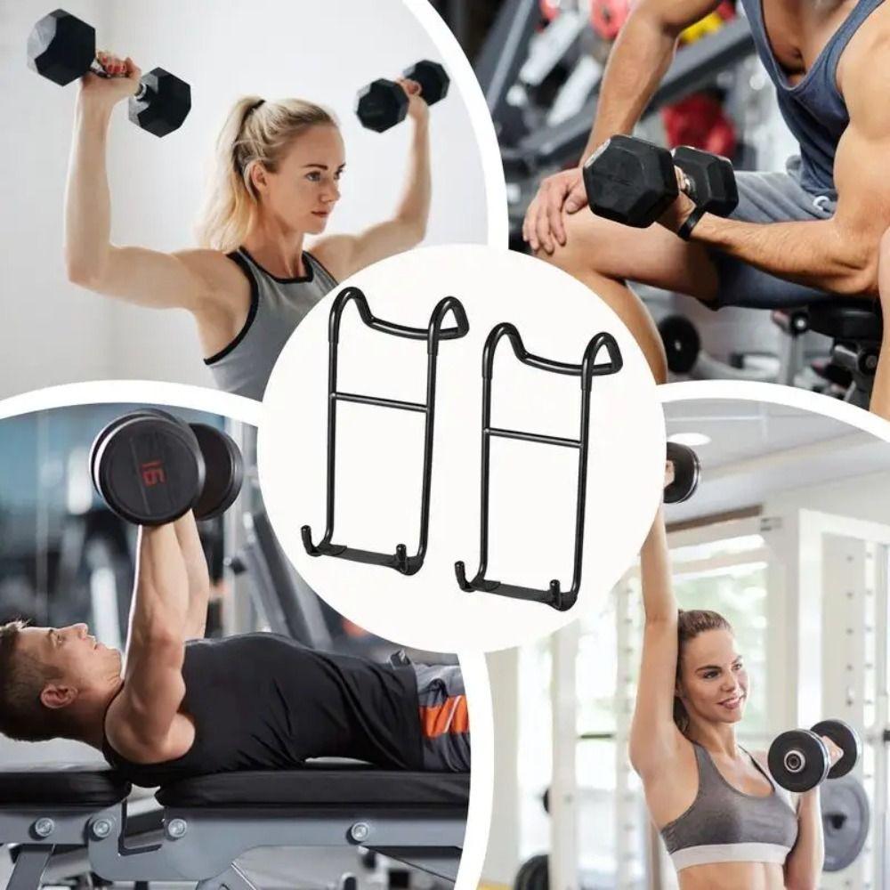 250lb Capacity Dumbbell Spotter Hooks Safety Connector for Chest Workout  For Fitness & Training