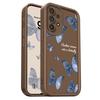 Flying Butterflies Phone Case For Samsung Galaxy A54 A34 A14 A73 A53 A33 A23 A13 A72 A52 A52S A32 A22 A71 4G 5G Staircase Soft C