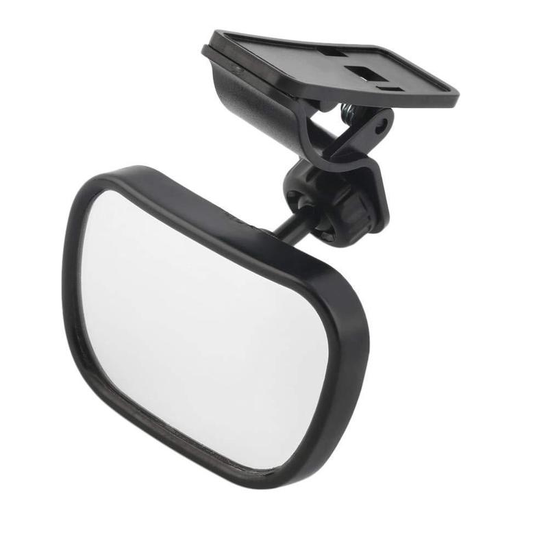 Adjustable Mini Back Seat View Mirror - 2-in-1 Car Baby Kids Monitor Gadget for Enhanced Safety and Driving Convenience