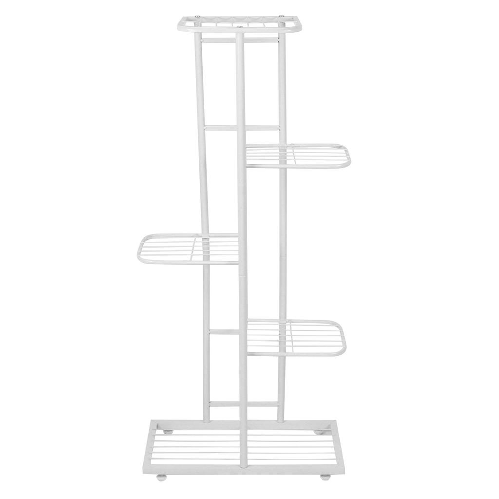 Indoor 5 Layer Flower Plant Stand Pots Display Shelf Rack Holder for Garden Balcony DecorationWhite