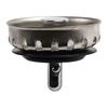 Sink Strainer Modern Replacement Silver Stainless Steel