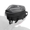 ROCKBROS Seat Bag Touring Bag Bike Bag Expandable 20-35L with Dividers, Helmet Bag, Waterproof Cover, Black 20-33*32*37cm