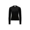 Embroidered Logo Cashmere Wool Jumper Women Sweater Black J10939C00002M1127999