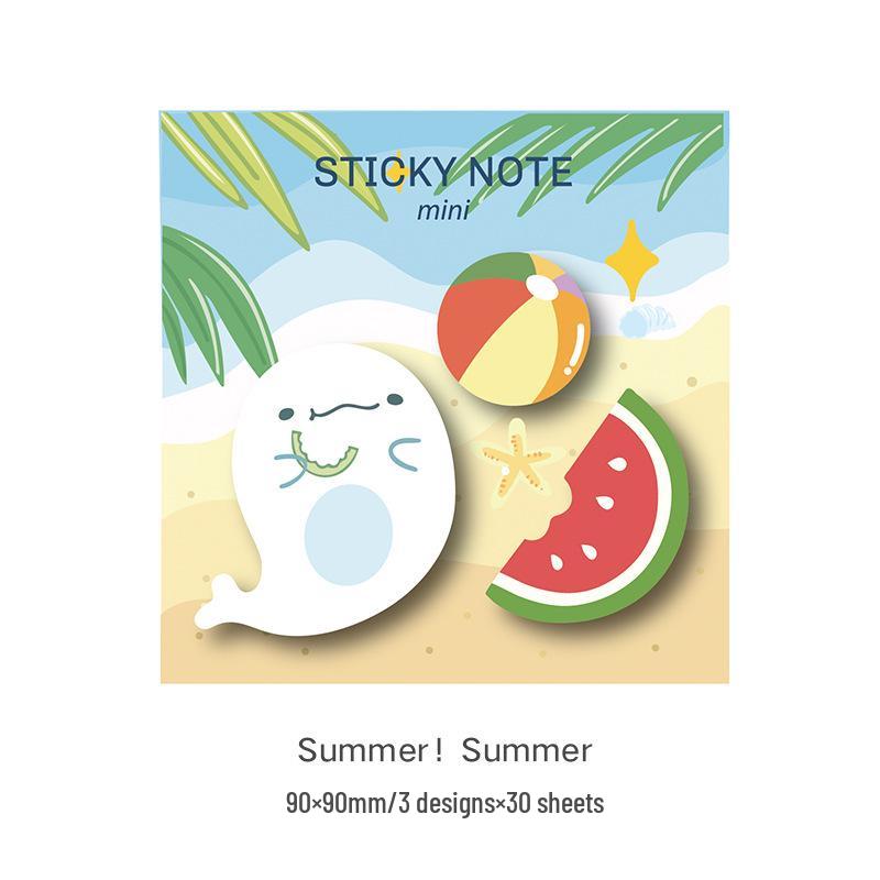 Meng Meng Rat Korean-Style Cute Cartoon Irregular Sticky Notes for Kids