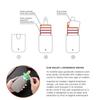 Pull-out Type Card Holders Clutch PU Leather Short Wallet Elegant Business Card Bag  Men