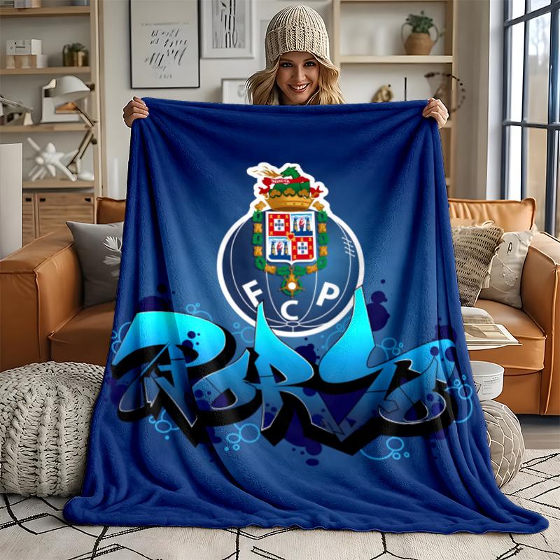 FC Porto Ultra Soft Flannel Throw Blanket Warm Cozy Blanket for Bed Couch or outdoor best gift