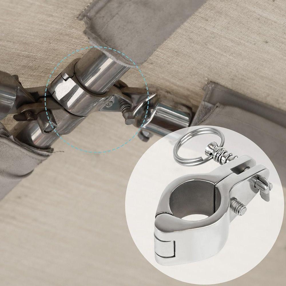 Pipe Clamp Boat Top Hinged Jaw Slide Clamp Heavy Duty Marine Hardware  Boat Application
