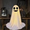 2025 Halloween Spooky Ghost Statue With Light Cute Resin Ghost Ornaments Halloween Tabletop Decoration For Window Yard Porch
