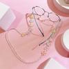 Bead Mask Strap Heart shape Glasses Chain Eye wear Accessories Eyeglass Lanyard Glasses Necklace
