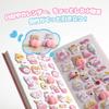 GOSO Squishy Butt Cute 3D Plump Butt Character Perfect for Sticker Creative DIY Album 2 Sheets Stickers, Stickers, Books, Smartphones, Planners,