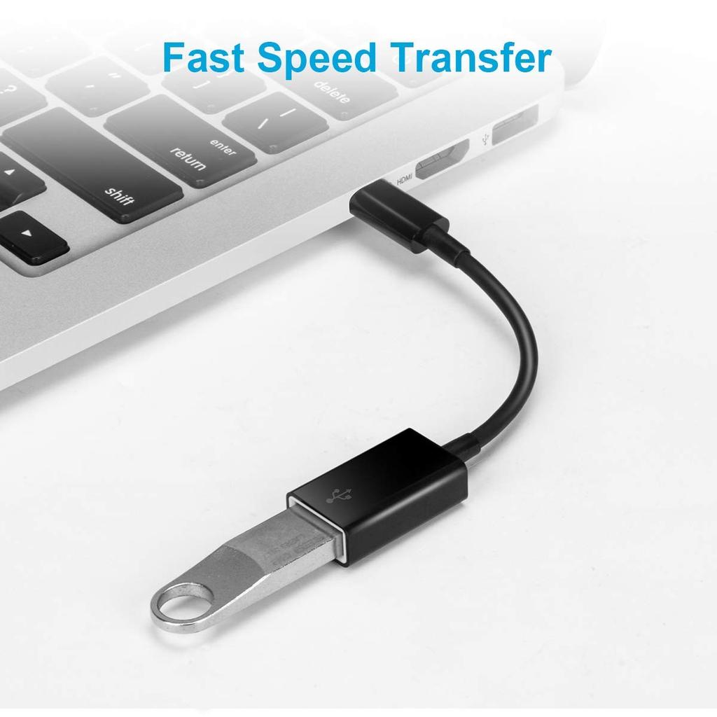 USB C to USB Adapter,Type-C OTG Cable Type C Male to USB A Female Adapter Compatible with Pro/Air 2019 2018 2017,Ultra Note 10