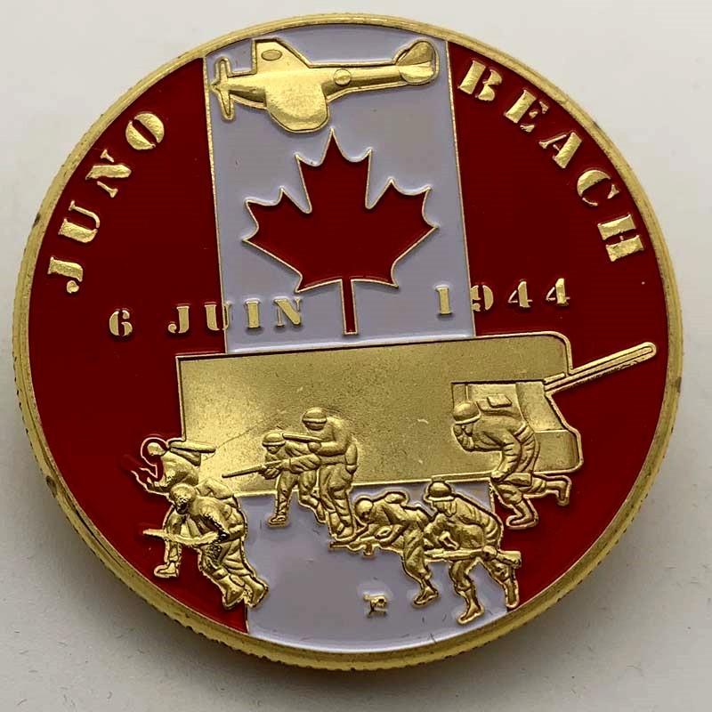 Maple Leaf Tank Parachute Commemorative Medal, Collectible Coins, Customized Coins, Gold Coins, Commemorative Coins