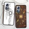 The Transmission line Diagram of The Chip Phone Case For Xiaomi Poco X7 X6 X5 X4 X3 GT NFC M4 M5 Pro 5G M3 Mi F6 F5 F4 F3 F2 F1