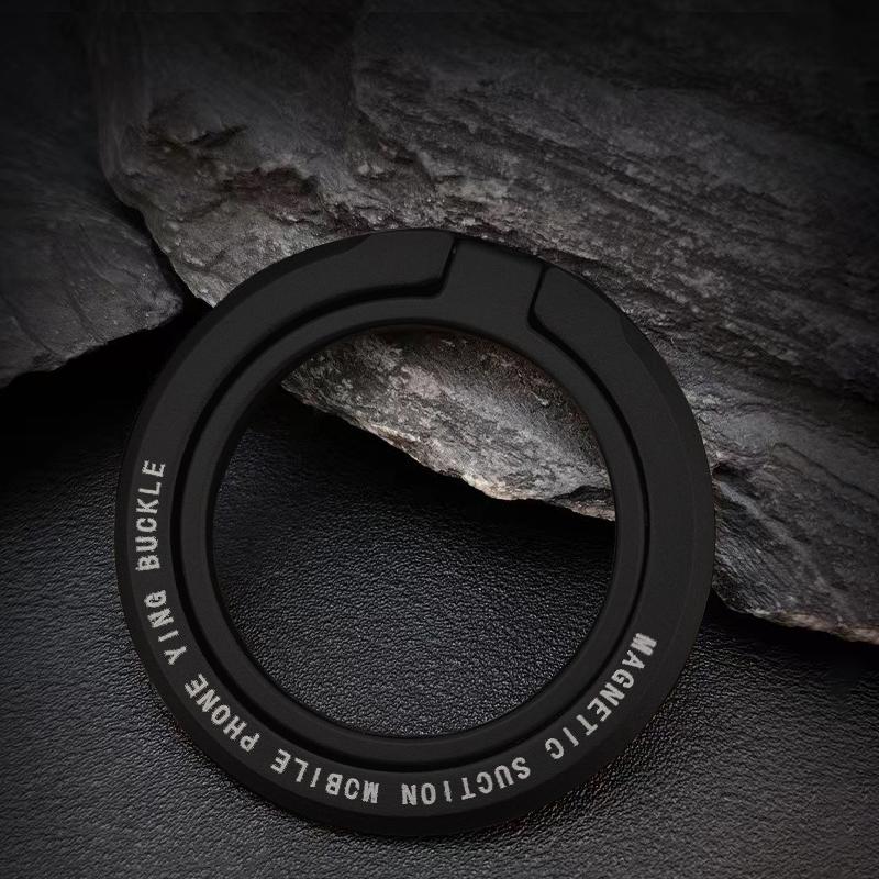 360° Rotation Phone Magnetic Stand for Magsafe Gym Metal Finger Ring Holder Folding Strong Magnet Bracket for iPhone 17 16 15 14