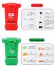 Cadywell 1:24 Garbage Sorting & Disposal Truck Model Toy, Alloy Material
