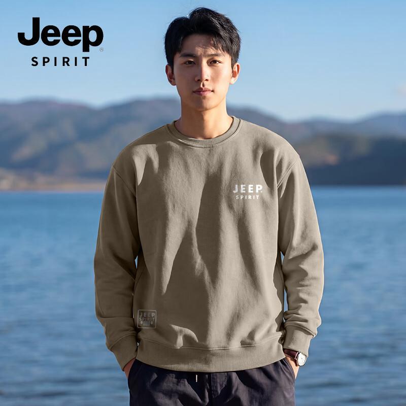 JEEP SPIRIT Men s 300G Heavyweight Crewneck Sweatshirt XL