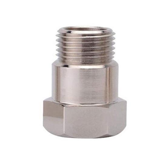 M18x1.5 O2 Sensor Spacer Extension 32mm Oxygen Sensor Adapter with Nickel Plated Anti-Fouler Universal Automotive Exhaust Accessories