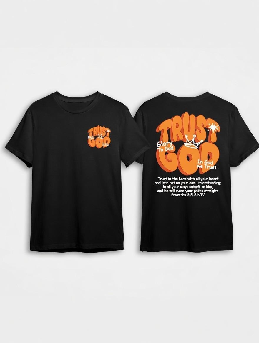 Trust God T-Shirt – Christian Faith & Bible Verse Graphic Tee S