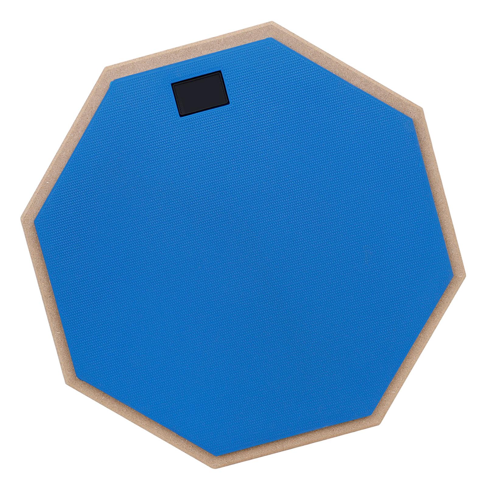 

12In Drum Practice Pad Double Side Silents Drum Pad for Real Feeling Drum Practice Drumming Rubber Mutes Snares Drum Pad синий