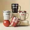 Hot Selling Insulated Cup, 304 Stainless Steel Water Cup, Household with Lid, Anti Drop Mug, Office Cup, Dormitory Cola Cup