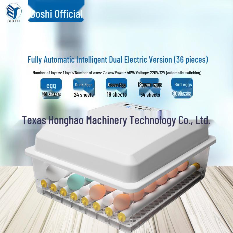Automatic Mini Egg Incubator: Intelligent Temperature Control for 6-176 Eggs