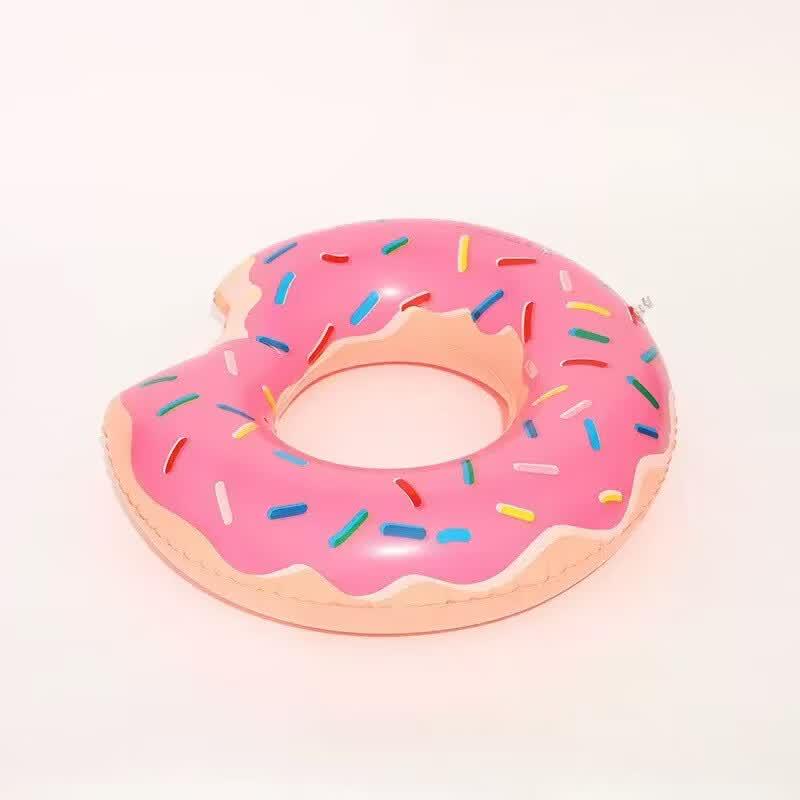 Adult Thickened Watermelon Donut Swim Ring