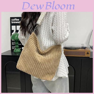 Womens Corduroy Tote Bag With Zipper Closure For Casual Travel And Commuting