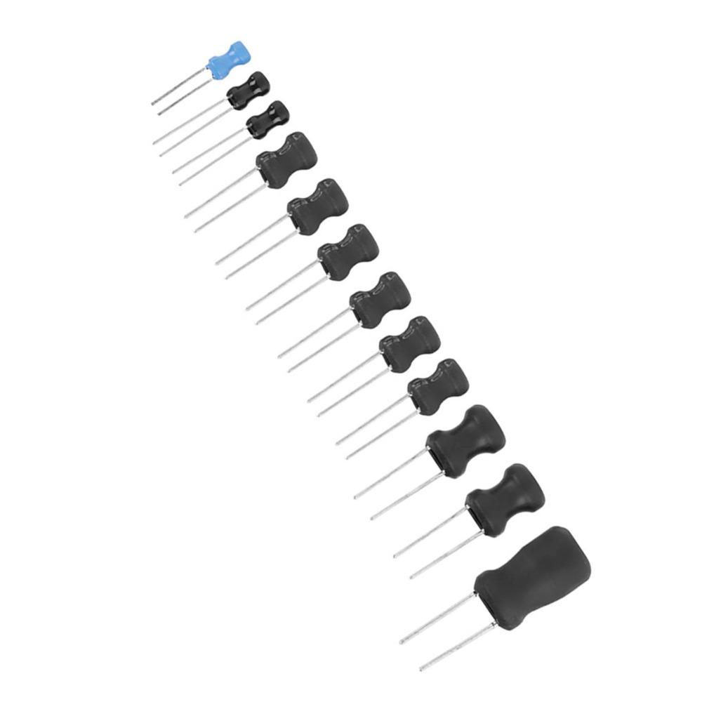 145Pcs Values Assortment 10uH-10mH Inductor 12 Values with A Storage Box Choke Inductor Inductor Assorted Kit Circuit Building