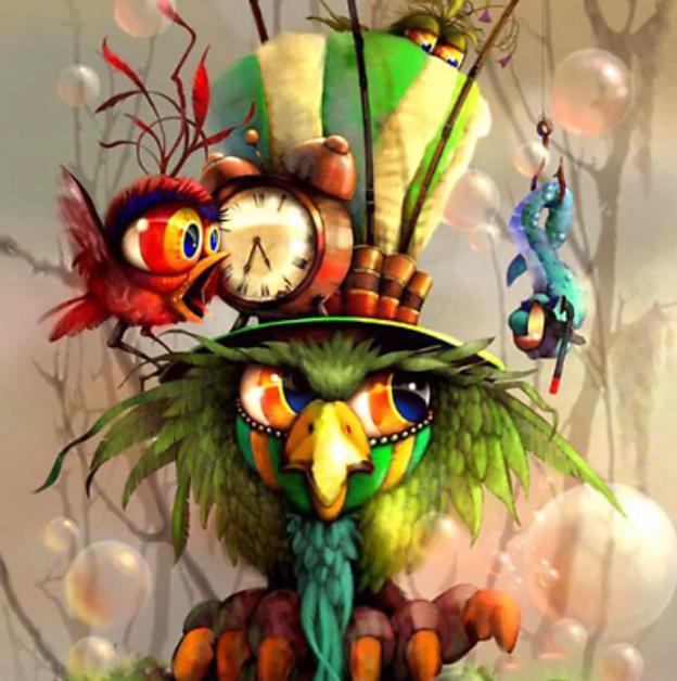 Exquisite Parrot Diamond Painting For Arts And Crafts Wall Decor And Home Decoration