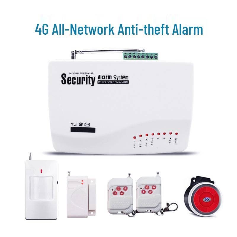 4G Smart GSM Anti-theft Alarm System with Human Body Detection for Home and Commercial Security Chinese 4G Full Netcom [US Standard]