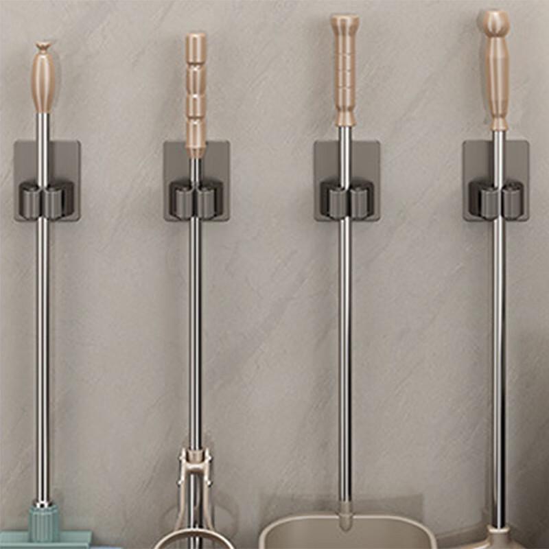 Danle No-Drill Broom & Mop Holder (10-Pack)