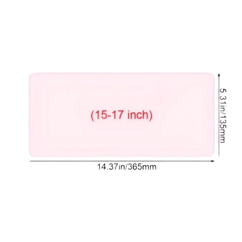 Ultra-Thin Silicone Keyboard Protector for Laptops - Transparent, Durable & Flexible Protective Film with Ergonomic Design, Scratch-Resistant
