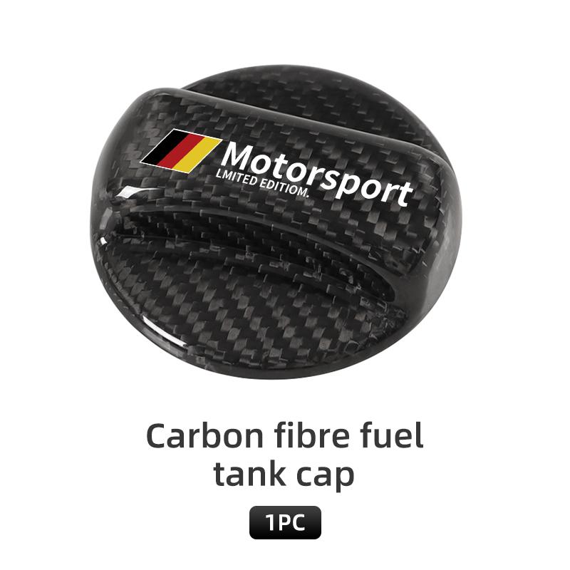 BAGF7 2026 Car Sticker Car LOGO Carbon Fiber Tank Cover Fuel Tank Air Cap Trim #98 #95 For BMW E46 E90 E60 F10 E39 F30 E36 F20 E87 E90