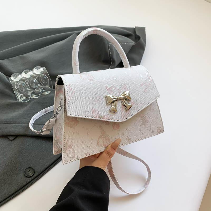 Simple Large-capacity Small Square Bag Women's Simple Fashion Bag Women's 2025 Summer Fashion Casual Retro Tote Bag